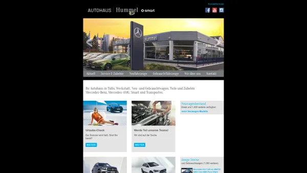Website Screenshot: Mercedes-Benz Hummel Tulln - Autohaus Hummel | News - Date: 2023-06-23 12:07:01