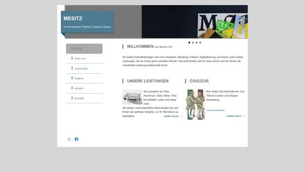 Website Screenshot: Mesitz KEG - MESITZ KG - Date: 2023-06-23 12:07:01