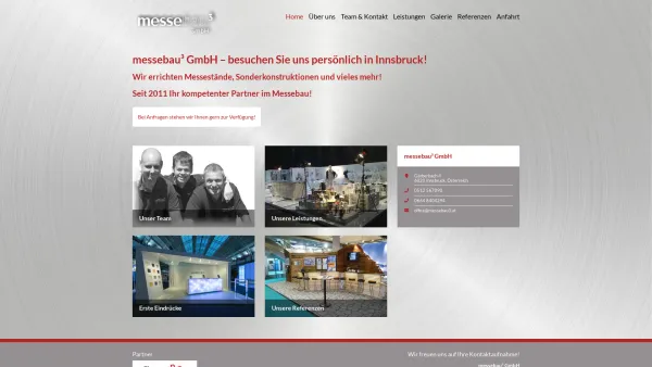 Website Screenshot: Riml Montagen - messebau³ GmbH | Messebau, Messestände | Innsbruck - Date: 2023-06-15 16:02:34