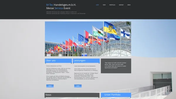 Website Screenshot: M-Tec Handelsges.m.b.H. - Messevertretung | M-TEC Handelsges.m.b.H. | Wien-Flughafen - Date: 2023-06-23 12:07:04
