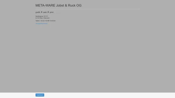 Website Screenshot: Meta-Ware - META-WARE Jobst & Ruck OG, Wien - Date: 2023-06-23 12:07:04