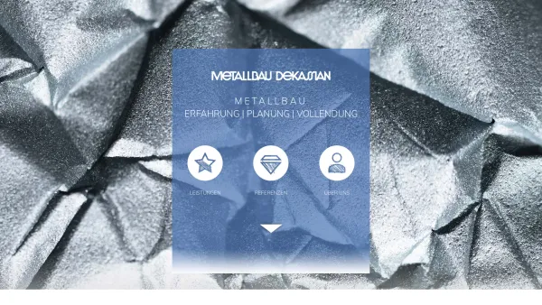 Website Screenshot: Metallbau Dekassian - Metallbau Dekassian - Date: 2023-06-14 10:43:50