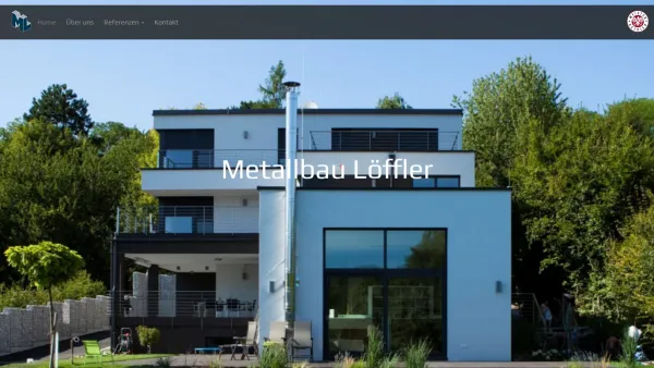Website Screenshot: Metallbau Löffler - Metallbau - Date: 2023-06-14 10:43:50