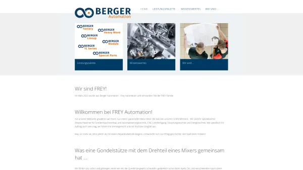 Website Screenshot: Metalltechnik Berger GmbH - HOME - Date: 2023-06-14 10:37:35