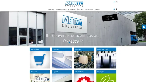 Website Screenshot: | mettler-couvert - Home - Mettler Couvert AG - Date: 2023-06-23 12:07:04