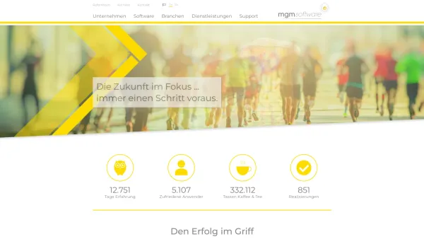 Website Screenshot: mgm Software Team GmbH - mgm ERP | Den Erfolg im Griff mit Business Software die passt - Date: 2023-06-23 12:07:07