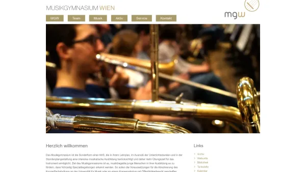 Website Screenshot: Bundesreal u Bundesoberstufenrealgymnasium f Studierende d Musikgymnasium Wien - Musikgymnasium Wien - Date: 2023-06-23 12:07:07
