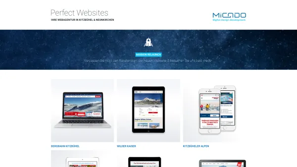Website Screenshot: MICADO IT-Solutions KEG Kitzbühel - Perfect Websites - Ihre Webagentur in Kitzbühel & Neunkirchen - Date: 2023-06-23 12:07:07