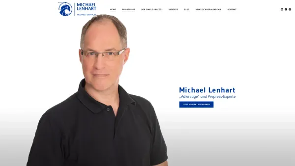 Website Screenshot: Ing. Michael Lenhart Werbeagentur - Reinzeichnung - www.michaellenhart.at - Date: 2023-06-23 12:07:07