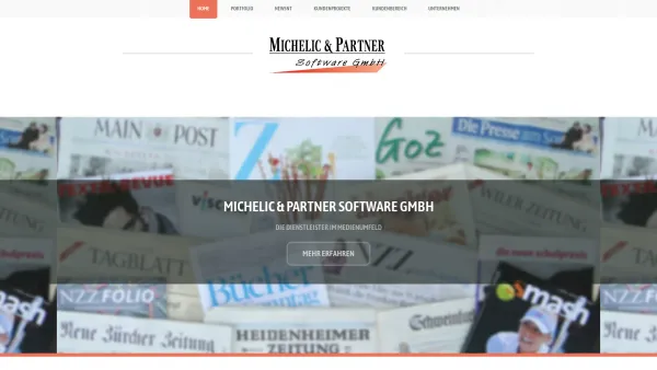Website Screenshot: Michelic & Partner Software GmbH - Michelic & Partner - Date: 2023-06-14 10:43:53