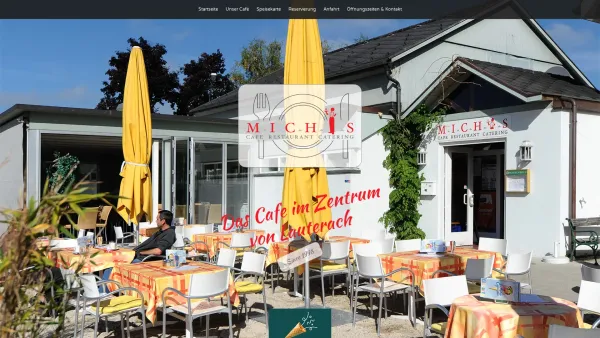 Website Screenshot: Restaurant Cafe Tischreservierung Partyservice Spezialitäten Michael Erath 6923 Wochenhits Vorarlberg Austria Küche Wintergarten V - Michis Cafe-Restaurant & Catering im Herzen von Lauterach - Date: 2023-06-23 12:07:07