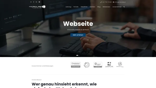 Website Screenshot: MICROLAB GmbH & Co KEG - MICROLAB - Date: 2023-06-23 12:07:10