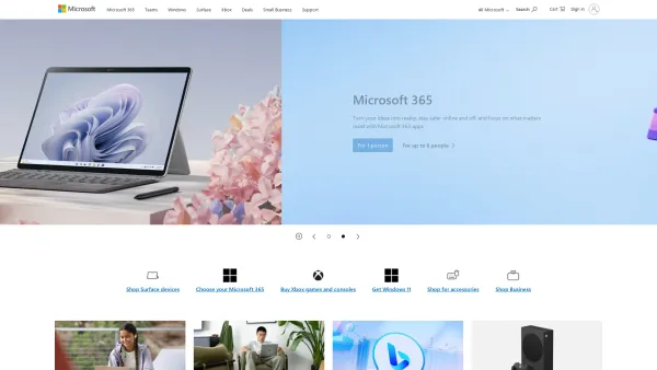 Website Screenshot: Microsoft Business Solutions Business management financial and accounting software solutions - Microsoft – Cloud, Computers, Apps & Gaming - Date: 2023-06-23 12:07:10