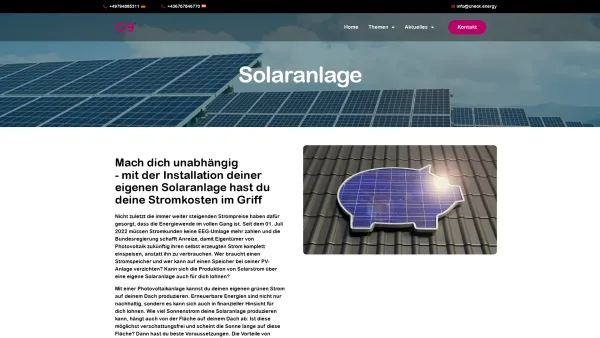 Website Screenshot: microsolar.at Energysolutions Gmbh - Solaranlage Kosten ? Solarmodule und Speicher - Date: 2023-06-14 10:37:07