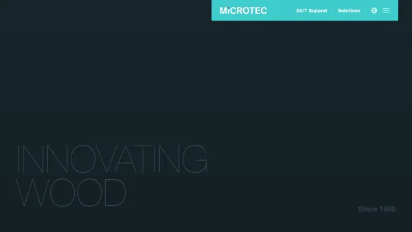 Website Screenshot: MiCROTEC Industrieautomation GmbH - Microtec - MiCROTEC - Innovating Wood - Date: 2023-06-23 12:07:10