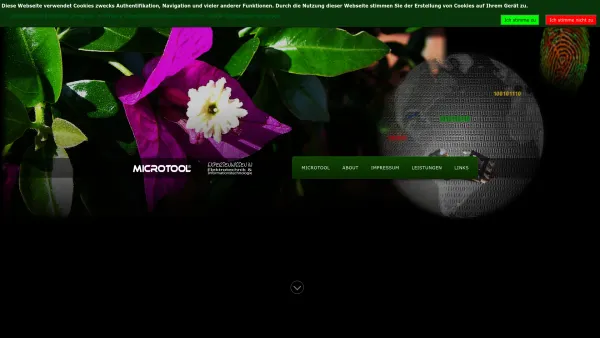 Website Screenshot: MICROTOOL, - SV-Büro für Elektrotechnik & Informationstechnologie - Microtool Sachverständigen-Büro für Elektrotechnik IT EDV - Date: 2023-06-23 12:07:10