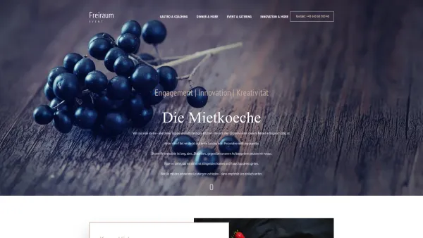Website Screenshot: die mietkoeche e.U - [Die Mietkoeche] - Date: 2023-06-14 10:43:53