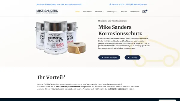 Website Screenshot: Manfred Stadler Ges.m.b.H. - Korrosionsschutz für Oldtimer, Klassiker und Neufahrzeuge - Mike Sanders - Date: 2023-06-15 16:02:34