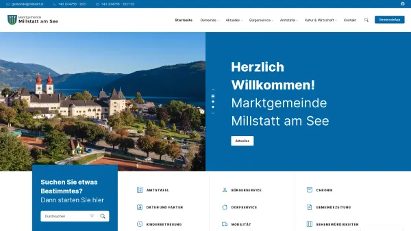 Website Screenshot: Millstatt am See GEMEINDEAMT - Marktgemeinde Millstatt am See - Date: 2023-06-14 10:43:53