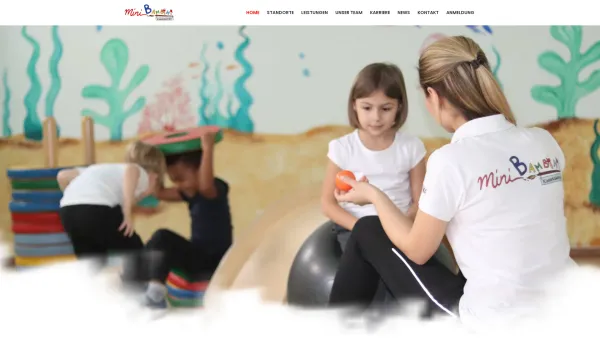 Website Screenshot: Kindergarten Minibambini - Mini Bambini - Kindergarten Wien - Date: 2023-06-14 10:37:32