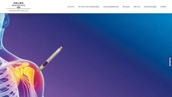 Website Screenshot: HELBO Medizintechnik GmbH - Minilaser - Date: 2023-06-14 10:37:38