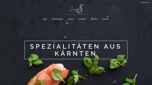Website Screenshot: Minimundus Restaurant Stani´s Kulinarium Stani´s Kulinarium - Stanis | Das Restaurant im Minimundus - Date: 2023-06-14 10:43:53
