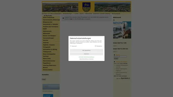 Website Screenshot: Gemeindeamt Mining RiS-Kommunal - Mining - GEM2GO WEB Landesausstellung Begleitprogramm - Startseite - Date: 2023-06-23 12:07:13