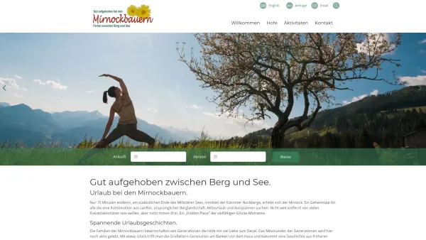 Website Screenshot: mirnockbauern - Willkommen :: Mirnockbauern - Date: 2023-06-23 12:07:13