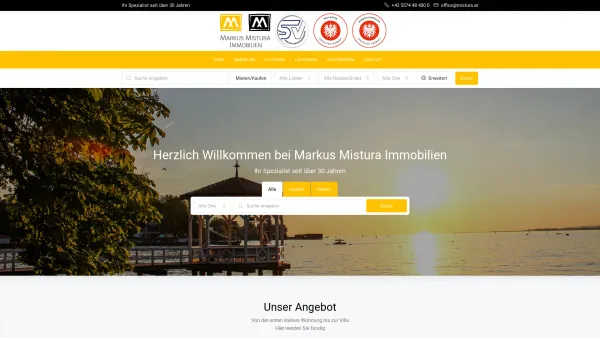 Website Screenshot: Markus Mistura Immobilien - Markus Mistura Immobilien – Ihr Spezialist seit über 30 Jahren - Date: 2023-06-23 12:07:13