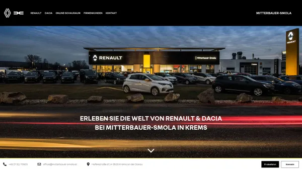 Website Screenshot: bei Mitterbauer-Smola - Mitterbauer-Smola | Renault | Dacia - Date: 2023-06-23 12:07:13