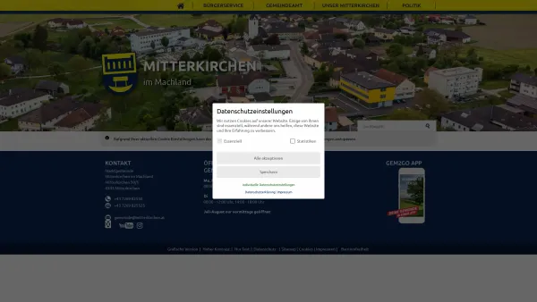Website Screenshot: Anton Index - Mitterkirchen im Machland - GEM2GO WEB - Startseite - Date: 2023-06-23 12:07:13