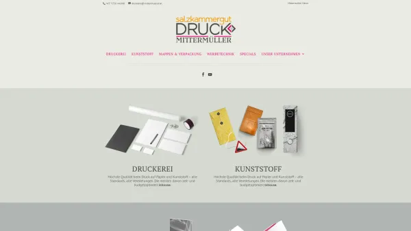 Website Screenshot: Druckerei Mittermüller GmbH - Startseite - Mittermüller, die Hofdruckerei - Date: 2023-06-23 12:07:13