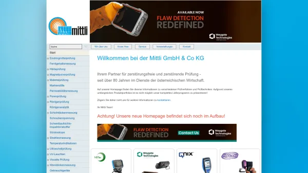 Website Screenshot: Mittli GmbH & Co KG - Mittli GmbH & Co KG - - Date: 2023-06-23 12:07:13