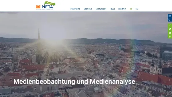 Website Screenshot: MMO Media Market Observer GmbH - META - Ihr Anbieter für Medienbeobachtung und Medienanalyse - Date: 2023-06-15 16:02:34
