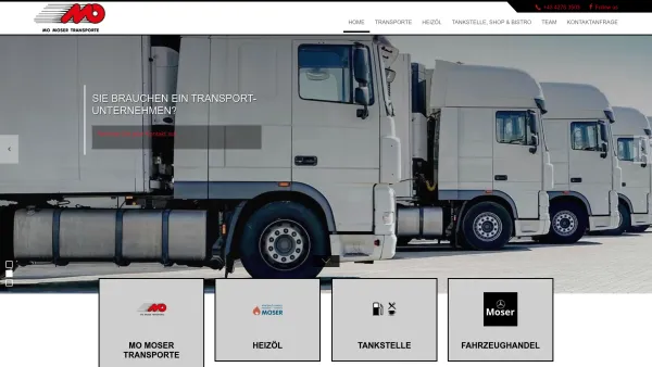 Website Screenshot: Moser Kfz Handels-GmbH - Mo Moser Transporte - Date: 2023-06-23 12:07:16