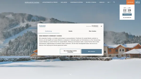 Website Screenshot: Weitgasser Unbenanntes Dokument - Appartements Moabauer Flachau | Skiurlaub im Land Salzburg ⛷ - Date: 2023-06-23 12:07:16
