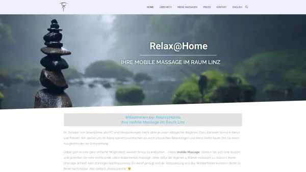 Website Screenshot: Philipp Troger Mobile Massagen Relax@Home - Ihre Mobile Massage in Linz und Umgebung - Relax@Home - Date: 2023-06-14 10:43:56