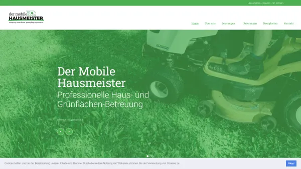 Website Screenshot: Der Mobile Hausmeister - Der Mobile Hausmeister – mobiler Hausmeister in Krems, Amstetten und St. Pölten - Date: 2023-06-15 16:02:34