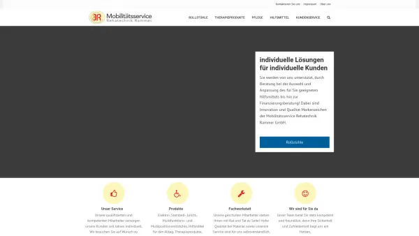 Website Screenshot: Mobilitätsservice Rehatechnik Rammer GmbH - Home | Mobilitätsservice Rammer GmbH - Date: 2023-06-23 12:07:16