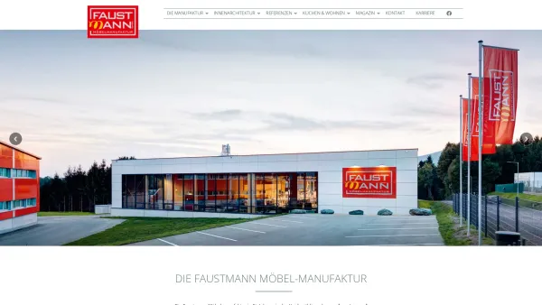 Website Screenshot: Erwin Möbel Faustmann - Die Faustmann Möbelmanufaktur in St. Johann in der Haide - Date: 2023-06-23 12:07:18