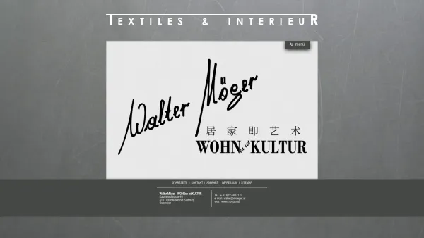 Website Screenshot: Walter Möger - Walter Möger WOHNen ist KULTUR - Date: 2023-06-15 16:02:34