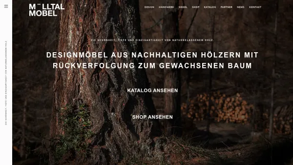 Website Screenshot: ADH Mölltal Möbel GmbH - Mölltal Möbel - Nachhaltige Möbel von Tischlern aus Kärnten - Date: 2023-06-23 12:07:18