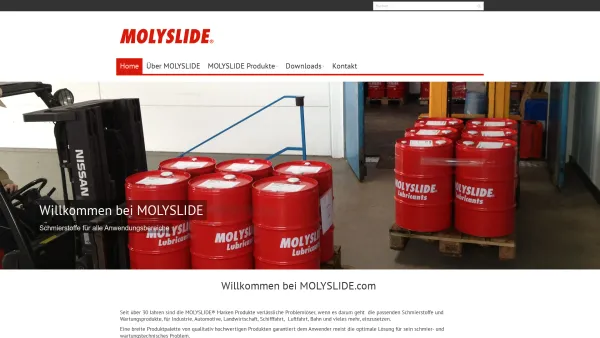 Website Screenshot: MOLYSLIDE OSG GmbH - Willkommen bei MOLYSLIDE - Date: 2023-06-14 10:37:04
