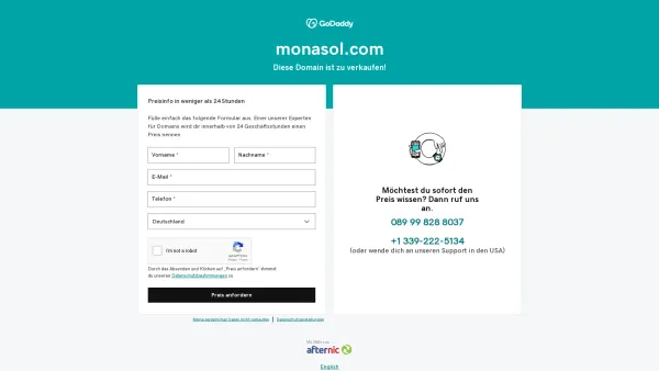 Website Screenshot: MONASOL Solarium Nagelstudio Friseurstudio - monasol.com - Date: 2023-06-14 10:43:56