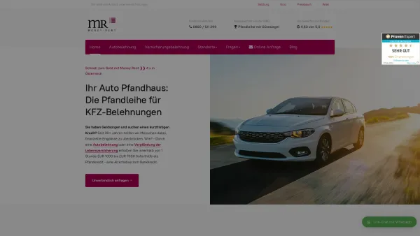 Website Screenshot: Money-Rent Autobelehnung Monika Hauser Keplerstraße 72 8020 Graz - Ihr Auto-Pfandhaus - Pfandleihe für KFZ-Belehnungen | seit 1993 - Date: 2023-06-23 12:07:21