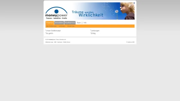 Website Screenshot: moneypower Finanzservice AG - Traumimmobilien.at - Engl Immobilien GmbH - Date: 2023-06-14 10:43:56