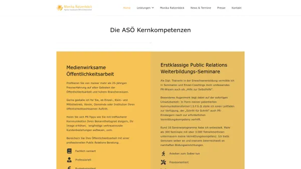 Website Screenshot: Monika Ratzenböck Agentur für strategische Öffentlichkeitsarbeit - Agentur für strategische Öffentlichkeitsarbeit - Monika Ratzenböck - Date: 2023-06-15 16:02:34