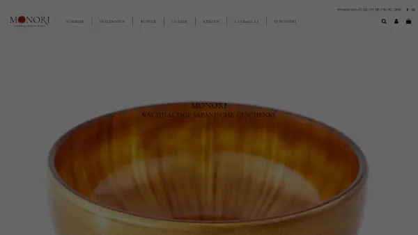 Website Screenshot: Monori Japanese Artisan Wares - Exklusive Geschenke. Hochwertige japanische Handwerkskunst. - Date: 2023-06-26 10:26:35