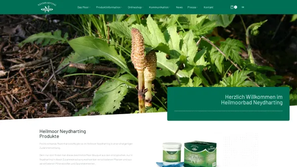 Website Screenshot: Heilmoorbad Neydharting GmbH - Heilmoorbad Neydharting – Unser neuer Webshop - Date: 2023-06-23 12:07:21