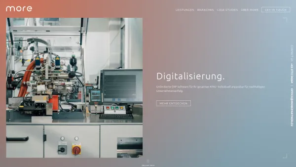 Website Screenshot: more.Software GmbH - more - Date: 2023-06-14 10:43:59